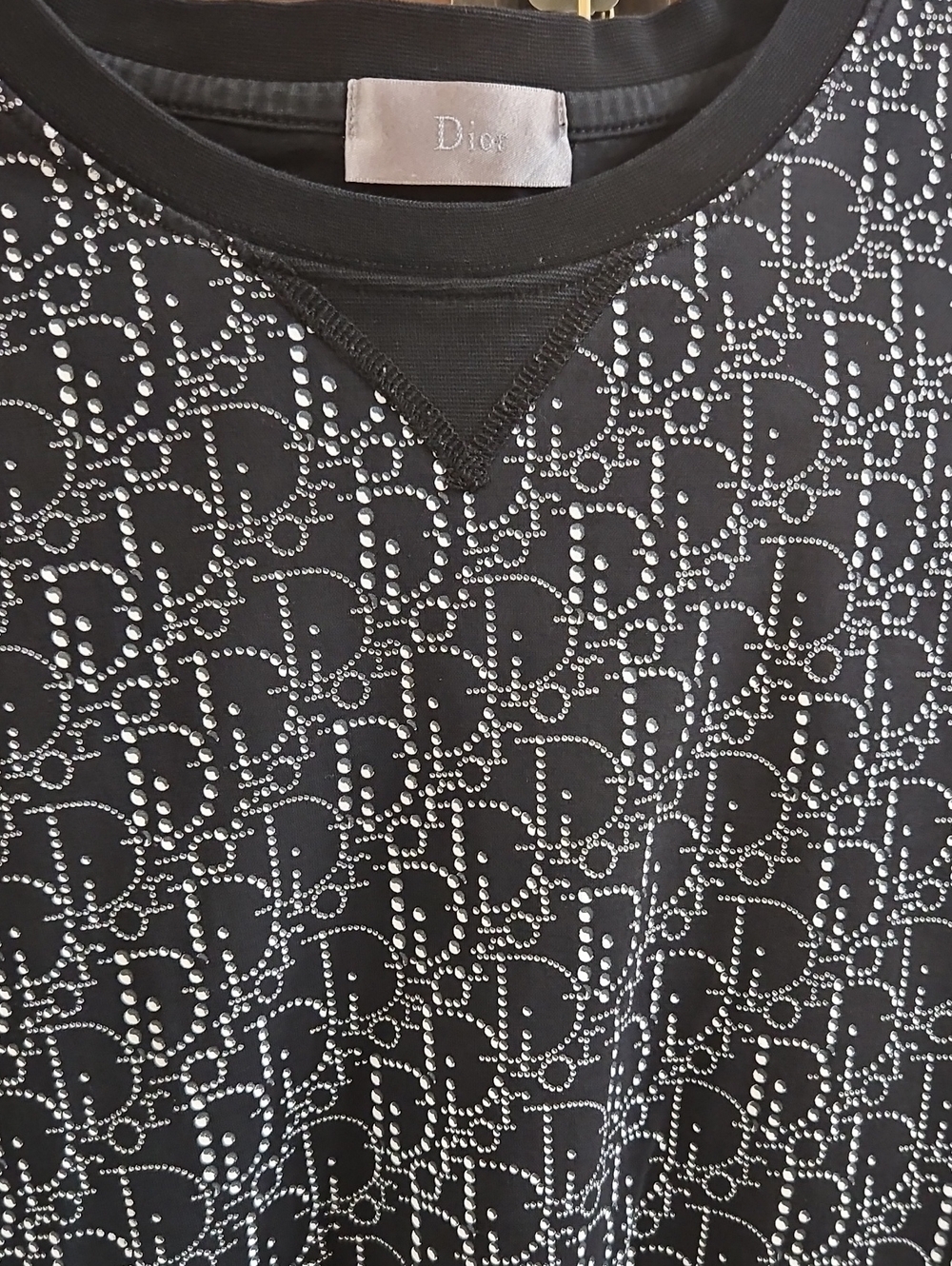 Dior Black shirt with Monogram Pattern